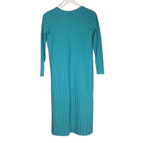 nwt LuLaRoe XS Small Sarah Cardigan Blue Long Sleeve Mid Calf Pockets Sw… - Picture 6 of 6